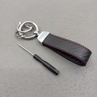 Porte-clés de voiture promotionnel en alliage de zinc avec logo personnalisé, porte-clés anti-perte tendance pour homme avec tournevis et 3 anneaux