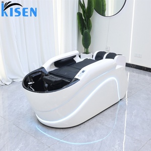 Sillón de Peluquería Eléctrico Reclinable KISEN, Cómodo, para Lavado de Cabello, Spa Capilar, Masajes y Champú - Product Image 2