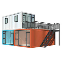 Maison conteneur portable au design créatif personnalisé, préfabriquée, pour cafés, cabines de thé au lait et bureaux internet