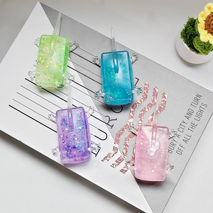 Wholesale Transparent Glitter Axolotl <b>Squishy</b>, Stress Relief Squeeze Toy, Soft Fidget Toy for Adults - Product Image 5