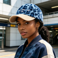Topi Bisbol Retro Motif Leopard Kustom Berlapis Sherpa dengan Pinggiran Corduroy dan Kancing Snapback Unisex untuk Santai, Aktivitas Luar Ruangan, dan Perjalanan