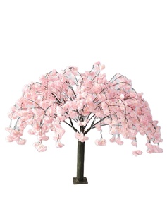 Arbre floral artificiel grand format avec <span class=keywords><strong>cerisier</strong></span>, lumières décoratives, idéal pour centres de table – Vente en gros à prix abordable - Product Image 1