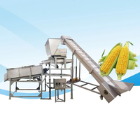 Machine à éplucher les cosses de maïs sucré de haute qualité