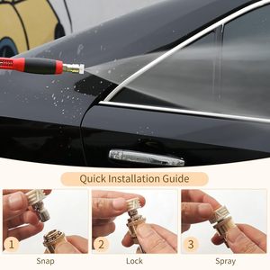 Set di 5 Ugelli per <span class=keywords><strong>Idropulitrice</strong></span> con Attacco Rapido da 1/4 di Pollice, 4000 PSI, Multi-Grado con Supporto - <span class=keywords><strong>Accessori</strong></span> per Idropulitrici - Product Image 5