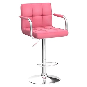 Juego de <span class=keywords><strong>2</strong></span> Taburetes de Bar de Lujo con Altura Regulable, Sillas Giratorias para Barra de Cocina con Reposabrazos y Reposapiés - Product Image 5