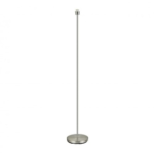 Lampada da terra con armadietto, lampadina E27, finitura nichel, dimensioni 148x25x25 cm, ideale per decorazione e stoccaggio - Product Image 1