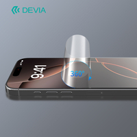 Film protecteur d'écran pour téléphone portable en hydrogel flexible transparent 7H PET 3 couches 125*196mm pour machine de découpe