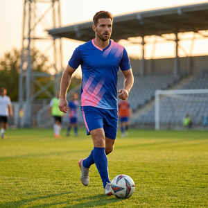 Service OEM – Ensemble de maillots de football personnalisés haut de gamme, légers, respirants, à séchage rapide, unisexes, pour équipes de football et kits sportifs - Product Image 3