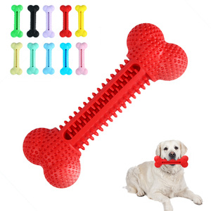 Juguete Masticable para Perros, Hueso de <span class=keywords><strong>Golf</strong></span> de Silicona, Cepillo para Dedos que Protege las Encías, Cepillo para Dedos de Perro con Cepillado de 360 Grados, Cepillo Dental Suave - Product Image 1