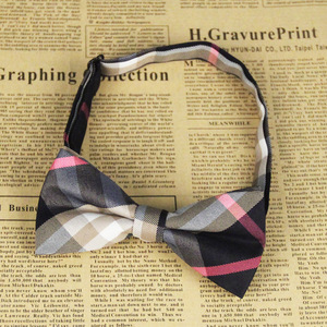 Cravatte a farfalla da <span class=keywords><strong>uomo</strong></span> in cotone jacquard multicolore, stile preppy britannico vintage, a righe e a quadri, per occasioni business casual, matrimoni e banchetti - Product Image 5