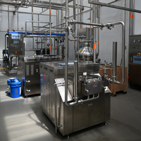 Machine industrielle de traitement laitier en acier inoxydable 304 à haute efficacité, homogénéisateur de lait haute pression