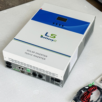 Onduleur LS hors réseau 11KW 48v 220A 48v 11kw onduleur solaire monophasé avec contrôleur de charge MPPT haute fréquence