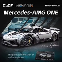 Cada C61503W 1/8 Blocs de construction de voiture de course technique Jouet Blocs de construction de voiture de sport de course motorisée pour garçons