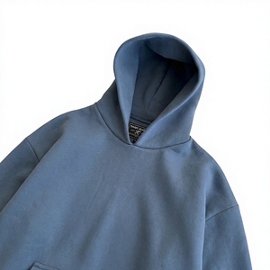 FLOWORA Custom Heat Transfers Print <b>Fleece</b> Heavyweight Hoodie Oversized Fit Thick Pile <b>Lined</b> Men's Pullover Plush <b>Sweatshirt</b> - Product Image 1