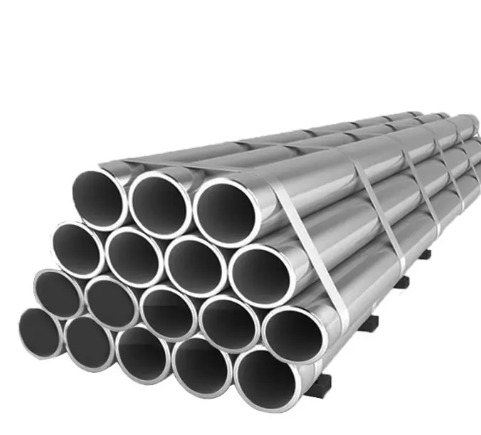 Sanon Custom High Quality 201 304 304L 316 316L SS Round Pipe/ Tube ERW Welding Line Type Stainless Steel Tubing Prices