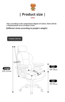 Fauteuil de Bureau E-Sport Tendance Mobilier de Bureau Moderne Couleur au Choix Personnalisable