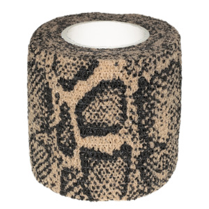 Venda elástica texturizada con diseño animal, 5x4.5cm, autoadherente, mezcla de algodón, cinta deportiva para aventuras al aire libre, boxeo, lesiones, primeros auxilios - Product Image 1