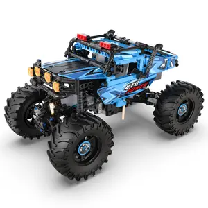 CaDa C61008 Building Block Off Road 4x4 Car Rc Offroad 4wd Blocks Buggy Pickup Truck Vehicle Remote Control Toys For Boy Gifts