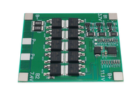 Placa de Protección de Batería de Litio 3S 30A 12V 18650, Placa PCB BMS con Balanceo de Corriente de 30A y Sensor Térmico para Luz LED