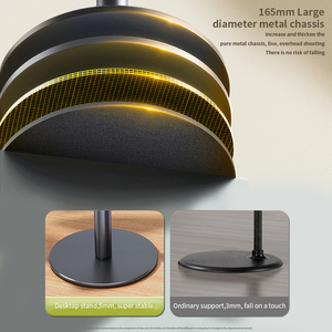 Đa Chức Năng Phổ Kim Loại Điện Thoại Đứng Điện Thoại Di Động 360 Có Thể Điều Chỉnh Đứng Chủ Kính Thiên Văn Bàn Điện Thoại Di Động Chủ Đứng - Product Image 5