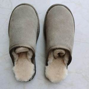 Hot Selling Genuine <strong>Sheepskin</strong> Fur Lined for <strong>Slippers</strong> for <strong>Men</strong> and Women Autumn Indoor EVA Outsole Non-Slippery and New Color - Product Image 4