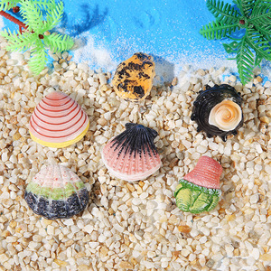 Nuova conchiglia di <span class=keywords><strong>mare</strong></span> acquario acquario acquario piccoli ornamenti in resina artigianato - Product Image 3