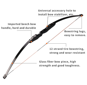 Mới nhất phong cách bằng gỗ Săn bắn cung ngoài trời thiết bị thể thao để bán - Product Image 4