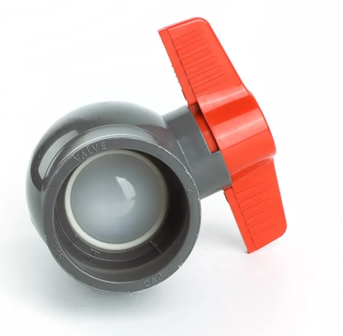 Furui PN16 SCH80 Gray PVC Ball Valve 1/2''-4'' Single Union & Double Union Customizable OEM Fittings · image 5