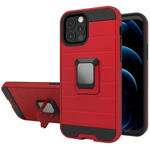 For Infinix hot 10 lite 10i phone back cover cases with magnetic car mount anti scratch kickstand