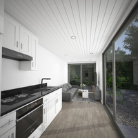 Maison mobile préfabriquée Goeasy à installation rapide, avec salle de bain, cuisine, structure en acier, hôtel, salon extérieur