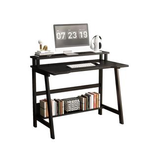 Meja tulis Modern, untuk Laptop kantor dengan Monitor rak penyimpanan untuk rumah kantor dan belajar - Product Image 2