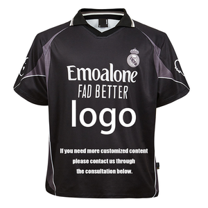 Camisetas de punto con estampado gráfico personalizado, estilo hip hop, ecológicas, para hombre y mujer, de la marca Lonely Jersey Guochao. - Product Image 3