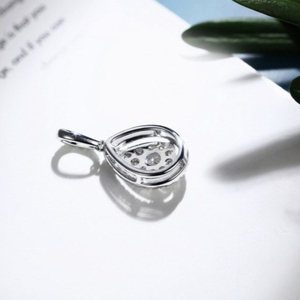Collana con ciondolo a goccia da donna, design semplice, per uso quotidiano, collana girocollo - Product Image 6