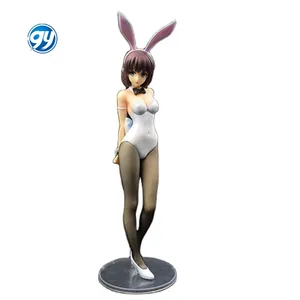 Figuras de Sexy Saenai Heroine no Sodatekata Katou Megumi Bunny Girlアクションフィギュアおもちゃ置物モデル人形ギフト43cm