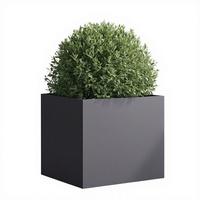 Jardinière en fibre de verre, pot de fleurs géant en fibre de verre, grand pot de fleurs, OEM ODM