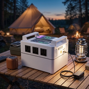 CY‑600W‑02 600W สถานีพลังงานสำรองแบบพกพา จอแสดงผลดิจิตอล LCD พร้อมหูหิ้วคู่ สำหรับสำรองไฟบ้านและใช้สำหรับการเดินทาง - Product Image 1