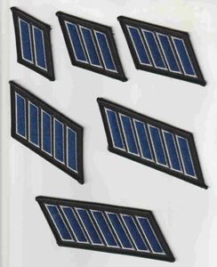 Khâu biên giới Twill đồng phục với trung sĩ corporal biểu tượng thêu các bản vá lỗi Chất lượng cao đẹp trai vải các bản vá lỗi - Product Image 4