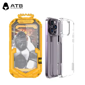 ATB Machinists Series Housse de téléphone nfc transparente anti-jaune de haute qualité