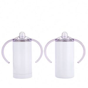 Gobelet isotherme classique en acier inoxydable de 12 oz pour bébé avec double poignée, isolation sous vide, performance thermique de 12 à 24 heures, idéal pour la rentrée scolaire - Product Image 3