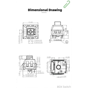 Interrupteurs mécaniques Kailh Robin Box Switch <span class=keywords><strong>HP</strong></span> Advance <span class=keywords><strong>Tactile</strong></span> Feel pour clavier de jeu, 5 broches, DIY RGB/SMD, pour clavier de jeu, vente en gros - Product Image 5