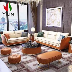 A05 تاجر الجملة صالون كاملة أون Cuir طويل الأريكة الأرائك الجلدية رخيصة 3 قطعة الاقسام طقم أريكة لغرفة المعيشة أثاث مخصص - Product Image 6