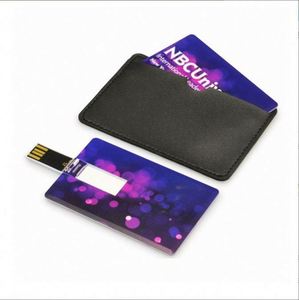 Clé USB 2.0 promotionnelle, cadeau publicitaire pour entreprises, clé USB format carte de crédit haute visibilité - Product Image 3