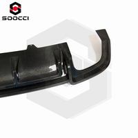 Diffuseur arrière en fibre de carbone ABT Style S5 A5 pour Audi S5 B9 A5 Sport SLINE Kit de carrosserie de pare-chocs arrière 2017-2019