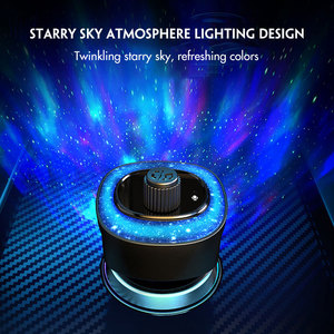 Pengisi daya mobil pintar 2025 Star, pengisi daya ponsel 2 Port <span class=keywords><strong>USB</strong></span> 3,1 A 15W adaptor pengisian cepat gigi biru tanpa kabel - Product Image 5