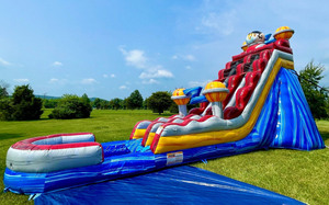 Tobogán Acuático Gigante Inflable, Tobogán Acuático Húmedo y Seco, Toboganes Acuáticos Inflables para Niños - Product Image 3