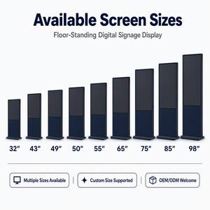 Tótem Publicitario Ultrafino 4k UHD <span class=keywords><strong>para</strong></span> Soluciones de Pantallas Inteligentes, Gestión Remota, Señalización Digital Comercial con Sistema Operativo Android - Product Image 2