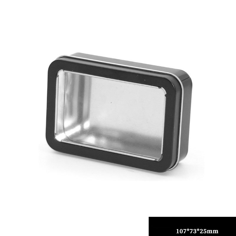 Noir 107x73x25mm avec fenêtre (200 pièces/carton)