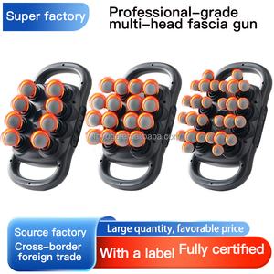 Productos Más Vendidos 2025 Pistola de Masaje Corporal Fascial Inalámbrica Profesional Personalizada de Alta Frecuencia con 16 Cabezales - Product Image 2