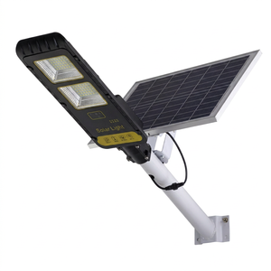 Lampe solaire LED 100W pour rue, IP67, en aluminium moulé sous pression, cellule solaire mono-Si, durée de vie 20000H, montage mural extérieur, certifiée CE, RoHS - Product Image 1