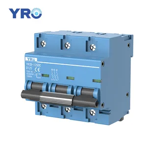 YRO YRCB-125DC 125amp DC 1000v 3P DC750V devre kesici MCB güneş pili için